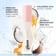 Олійка для губ з шимером Gisou Honey Infused Lip Oil Coconut Frost Clear Crystal Shimmer, 8 мл - изображение 4