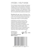 Відновлююча маска для максимального зволоження Derma Series Hydra help mask, 200 ml - изображение 2