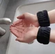 Косметические напульсники на руки для макияжа / спорта WristBand набор нарукавники / манжеты / браслеты на запястья для умывания и ухода за лицом, черный (105204300) - изображение 6