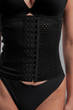 Ортопедический корсет для талії 3 ряди петель Nud UFT Belt XS Чорний - зображення 5