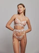Комплект еротичної білизни з мереживом Nud Florence XL Тілесний (N03005) - зображення 2