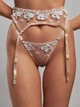 Комплект еротичної білизни з мереживом Nud Florence XL Тілесний (N03005) - зображення 5
