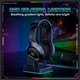 Проводные игровые наушники с всенаправленным микрофоном ONIKUMA X31 Wired Headphone with RGB Colorful Lighting Surround Sound Over-Ear |геймерская гарнитура, USB+3.5мм, подсветка, 50мм динамики, для ПК/PS4/ноутбука| Черный - изображение 6
