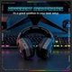 Ігрові бездротові навушники Onikuma GT806 з мікрофоном та LED RGB підсвічуванням геймерська гарнітура з шумоподавленням BT5.4/2.4G, Type-C, 20H Black - зображення 9