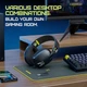 Игровые беспроводные наушники Onikuma B2 с микрофоном геймерская гарнитура с шумоподавлением BT5.3/2.4G/Type-C, 25H Black - изображение 10