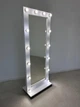 Зеркало для макияжа с подсветкой белое 187x60 см - изображение 8