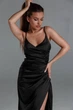 Вечірня чорна довга сукня FashionYouWant L чорний 43330294 - зображення 5