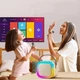 Портативна Bluetooth-колонка з караоке та мікрофонами Monty K12-2 / Бездротова акустика з FM-радіо, USB - зображення 6