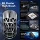 Геймерська бездротова миша з магнію Attack Shark R2 Grey, PixArt PAW3950, 8K, 42000DPI - изображение 3