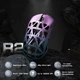 Игровая Мышка ATTACK SHARK R2 Purple МАГНИЕВЫЙ Корпус Беспроводная Трехрежимная 2.4G/Bluetooth/Кабель, 8000Hz, PAW3950MAX, 42000 DPI, 45 грамм Ультралегкая - изображение 2