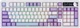 Клавіатура бездротова Ajazz AK980 Clear Sky Switch Purple - зображення 1