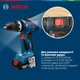 Акумуляторний безщітковий ударний дриль-шурупокрут Bosch GSB 18V-65 + 2 x акумуляторні батареї GBA 18V 5.0 Ah + Швидкозарядний пристрій GAL 18V-40 Professional + L-BOXX 136N (4053423321142) - зображення 6