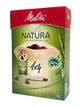 Фільтри паперові Melitta 1X4/80 Natura натуральні 80 штук (4006508191154) - изображение 1