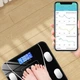 Напольные смарт весы с приложением для телефона до A-8003 Bluetooth 180 кг, Черные - изображение 4