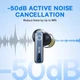 Беспроводные наушники Baseus Bowie 30 True Wireless Earphones 50dB, IPX4, ANC, BT5.3, 65Hrs, Black - изображение 3