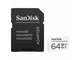 Карта пам'яті SanDisk 64 GB microSDXC High Endurance UHS-I U3 V30 + SD adapter (SDSQQNR-064G-GN6IA) - изображение 1