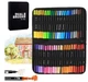 Набор двусторонних маркеров для скетчинга Black Dual Brush Pens на водной основе 48 шт в сумке (3_06268) - изображение 2