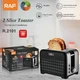 Тостер RAF R.2101 на 2 отделения 930W Black (3_06332) - изображение 6