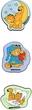 Набір бейджів Kite Garfield на липучці 3 шт (GF25-3012) - зображення 2