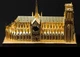 Металевий 3D конструктор Собор Паризької Богоматері з підсвічуванням 115×45×70 мм — збірна модель Нотр-Дам де Парі - зображення 7