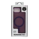 Чехол TPU+PC Space Magnetic Color with Magsafe для iPhone 16e\17e Dark Purple - изображение 2