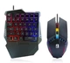 Ігровий комплект клавіатура + миша 198I G506 USB з RGB-підсвіткою, компактна механічна клавіатура на 35 клавіш, геймерська мишка 3200 DPI - изображение 5