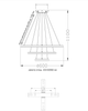 Світлодіодна підвісна AKRILIKA 3R 70 Вт 600x1100 мм Біла Керується вимикачем (без пульта) - зображення 3
