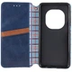 Кожаный чехол-книжка GETMAN Cubic для Xiaomi Redmi Note 14 Pro 4G Синий - изображение 4