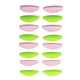 Набор силиконовых бигуди Zola Round Curl Pink & Green (S, S1, M, M1, L, L1, XL, XL1) - изображение 1
