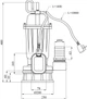 Насос фекальний Pumpman WQD5-15-0.75A Hmax 14 м Qmax 18 м3 750 Вт (CV011982) - зображення 5