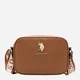 Сумка кросс-боди через плечо женская маленькая U.S. Polo Assn 27256658-AA00A Коричневая (786662014790_1159830929) - изображение 8