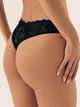 Majtki brazyliany damskie koronkowe Esotiq Bree 41708-61X L Czarne (5903972518847) - obraz 2