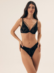Majtki brazyliany damskie koronkowe Esotiq Bree 41708-61X L Czarne (5903972518847) - obraz 4