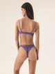 Majtki stringi damskie koronkowe Bloovii Ocrissa 42245-54X L Niebieskie (5903972543641) - obraz 4