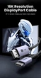 Кабель Ugreen DP118 DisplayPort 2.1 16K Cable 3 м Black (UGR-25862) - изображение 3