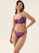 Majtki brazyliany damskie koronkowe Bloovii Ocrissa 42246-45X M Fioletowe (5903972543672) - obraz 6