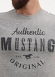 Футболка чоловіча Mustang Сірий S (1012989) - изображение 4