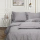 Постільна білизна LUXURY LINENS Jacguard My Love 2 Gray (3800023) - зображення 1