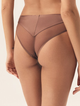 Majtki brazyliany damskie siateczkowe Esotiq Influensa 42324-84X L Beżowe (5903972375839) - obraz 2