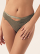 Majtki brazyliany damskie koronkowe Esotiq Lynn 42332-87X M Khaki (5903972387559) - obraz 1