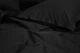 Постільна білизна LUXURY LINENS Premium BLACK 100% єгипетська бавовна 500ТС, Півтораспальні - зображення 3