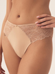 Majtki brazyliany damskie koronkowe Esotiq Briana 42346-82X L Beżowe (5903972518434) - obraz 1