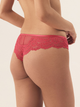 Majtki brazyliany damskie koronkowe Esotiq Sweetheart 42357-42X M Różowe (5903972394366) - obraz 2