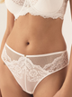 Трусики бразиліана жіночі Esotiq Sweetheart 42358-00X XL Білі (5903972394472) - зображення 1