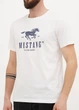 Футболка чоловіча Mustang Білий XXL (1025069) - изображение 3