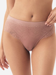 Majtki brazyliany damskie z wysokim stanem Esotiq Korin 42366-39X 2XL Różowe (5903972395981) - obraz 1