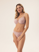Majtki brazyliany damskie koronkowe Esotiq Sapphire 42371-39X L Różowe (5903972397091) - obraz 4