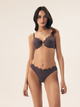Majtki stringi damskie koronkowe Esotiq Sapphire 42372-90X L Szare (5903972397275) - obraz 4