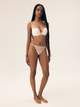 Majtki brazyliany damskie siateczkowe Esotiq Baby 42532-01X L Kremowe (5903972559925) - obraz 3