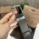 Мужской кожаный ремень поясной классический из натуральной кожи черный Темно-коричневый - изображение 4
